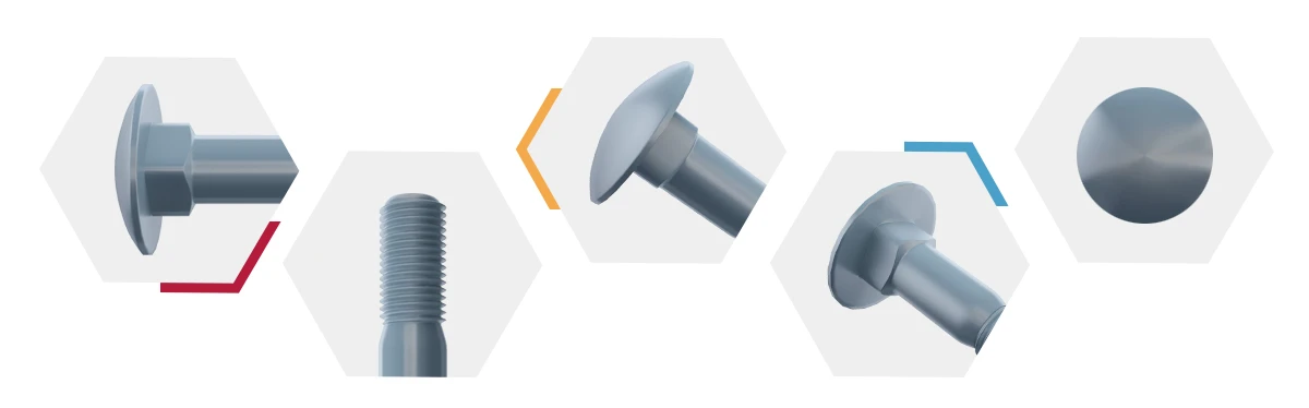 Hot Dipped Galvanized Carriage Bolts details